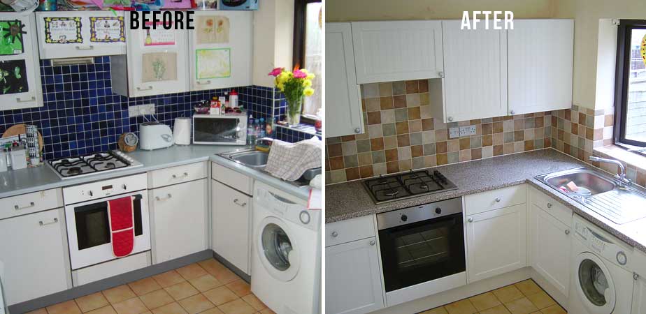 Kitchen Refurbished - Before and After