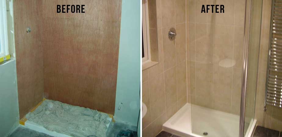 Shower - Before and After